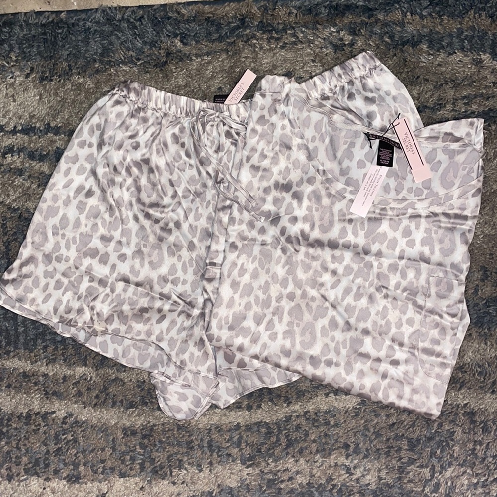 Victoria's Secret Cream Pajama Set with Soft Fabric